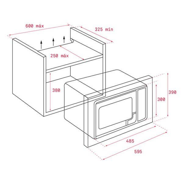 Lò vi sóng Teka ML 820 BI