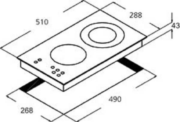 Bếp từ Cata IB 302 BK