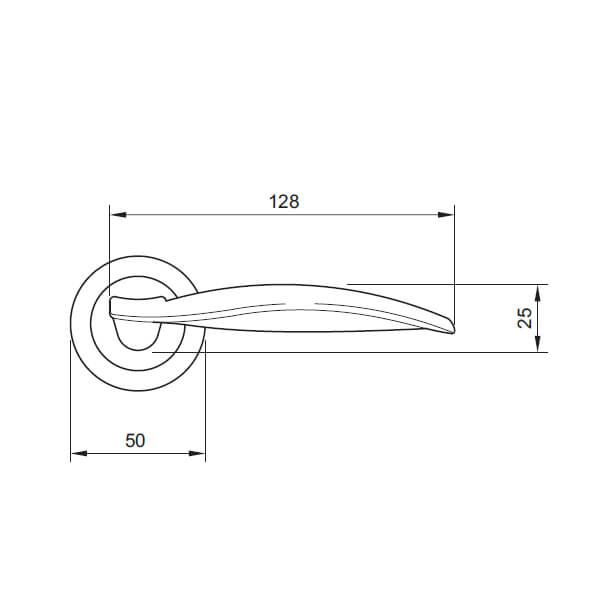 Khóa cửa Hafele 901.98.816