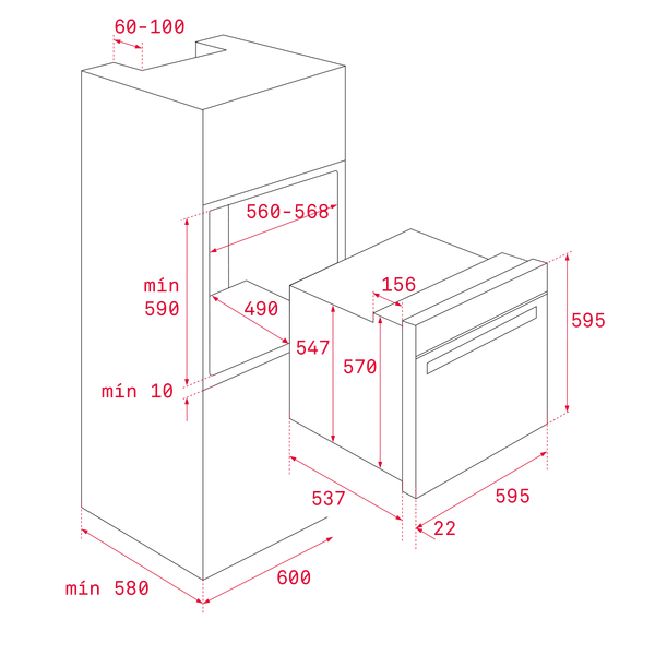 Lò nướng Teka HSB 610