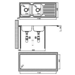 Chậu Inox Hafele 567.23.030