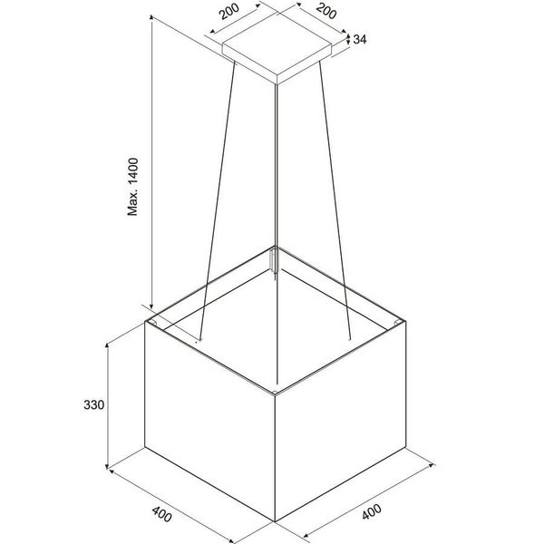 Máy hút mùi Malloca CONCRETE K-400