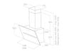 Hút mùi áp tường Elica SHY-S BL/A/90 PRF0166933