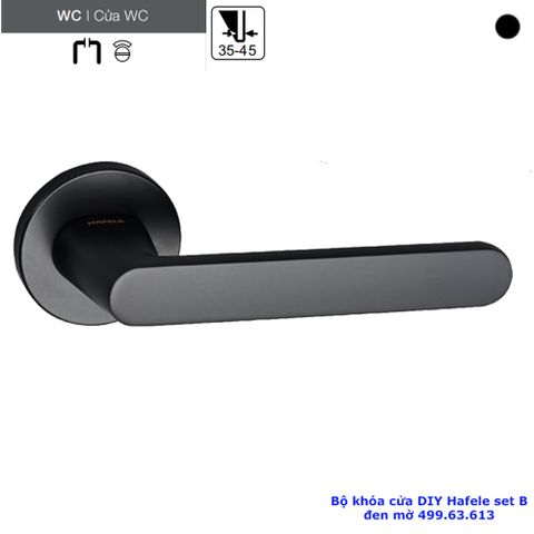 BỘ KHÓA CỬA DIY HAFELE SET B 499.63.613