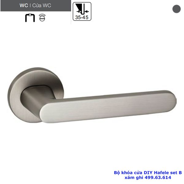 BỘ KHÓA CỬA DIY HAFELE SET B 499.63.614