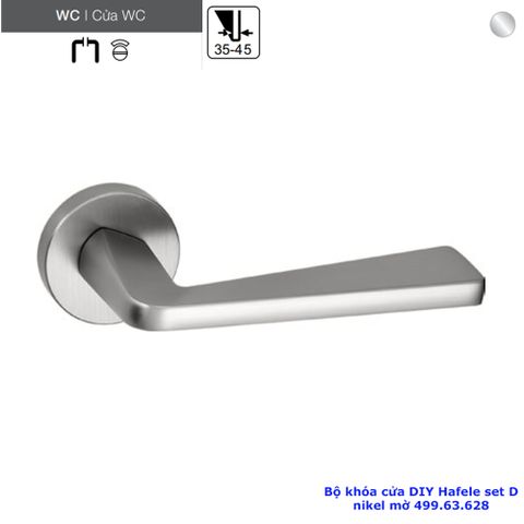 BỘ KHÓA CỬA DIY HAFELE SET D 499.63.628