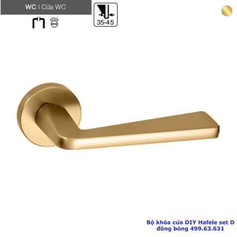 BỘ KHÓA CỬA DIY HAFELE SET D 499.63.631