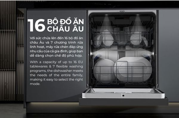 Máy Rửa Chén Độc Lập HDW-F6072B Hafele 535.29.700