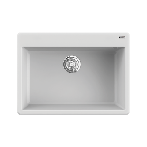 Chậu dương Konox Granite Ruvita 680 Silver