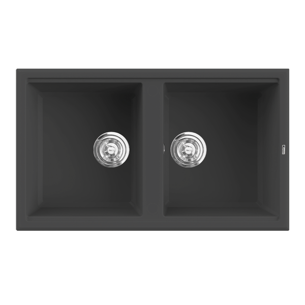 Mua Chậu rửa bát đá Konox Phoenix Smart 860 Black + VÒI BẤT KỲ TẶNG BỘ DAO 7 MÓN