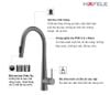 Vòi rửa bát Hafele HT24-SH1P417-BR 570.85.041