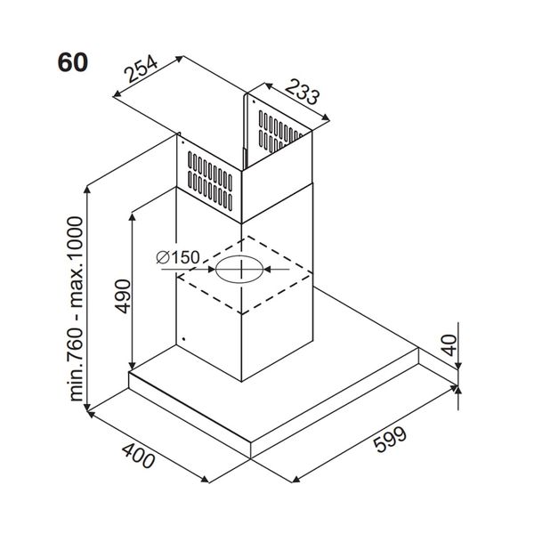 MÁY HÚT MÙI FAGOR 3CFS-6031X