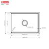 Chậu rửa bát âm Konox KN6044SU Dekor