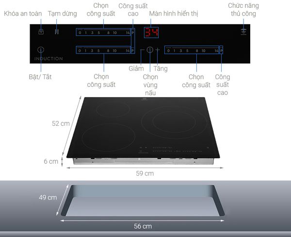 Bếp từ Electrolux LIT60342