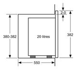 Lò vi sóng âm tủ Bosch BEL520MS0K Serie 4