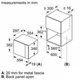 Lò vi sóng âm tủ Bosch BEL520MS0K Serie 4