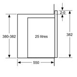 Lò vi sóng âm tủ Bosch BEL554MS0B Serie 6