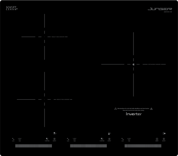 Bếp kết hợp điện từ Junger CEJ-300-IIF