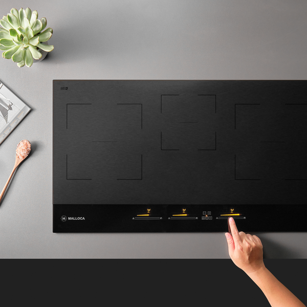 Bếp kính âm 3 từ Malloca Skylux MH-803