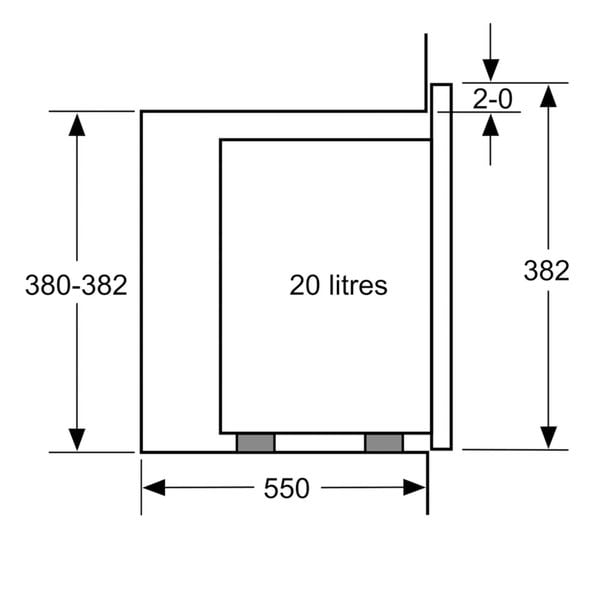 Lò Vi Sóng Âm Tủ Bosch BFL523MS0B Serie 4
