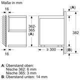 Lò vi sóng âm tủ Bosch BFL634GS1 Serie 8