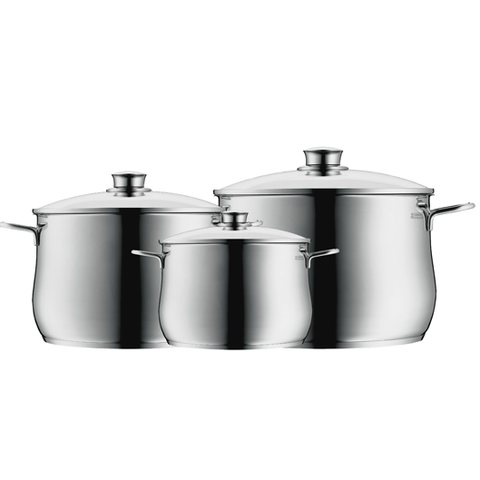 BỘ NỒI TỪ WMF DIADEM PLUS COOKWARE 3 MÓN - 0730036040