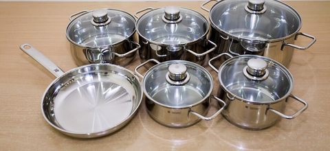 BỘ NỒI VUNG KÍNH WMF DIADEM PLUS 6 MÓN