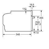 Lò hấp âm tủ Bosch CDG634AB0 Serie 8