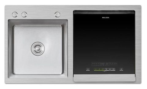 Máy rửa bát tích hợp Chậu rửa bát âm Malloca WQP6-890F3