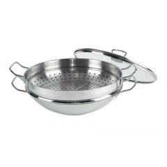 CHẢO SÂU LÒNG KÈM XỬNG HẤP WMF WOK MACAO 36CM - 0792566040