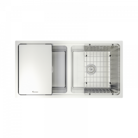 Chậu rửa bát âm Konox KN8646DU Dekor