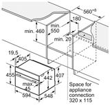 Lò nướng kết hợp vi sóng Bosch CMG633BB1 Serie 8