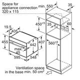 Lò nướng kết hợp vi sóng Bosch CMG633BB1 Serie 8