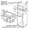 Lò nướng kết hợp vi sóng Bosch CMG633BS1 Serie 8