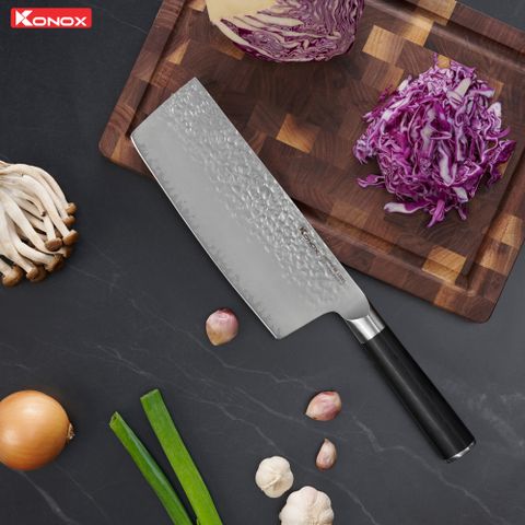 Dao thái thép Nhật Damascus Eiko Series 7″ Chopper