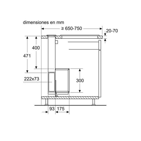 Máy Hút Mùi Âm Bàn Bosch DDD96AM60