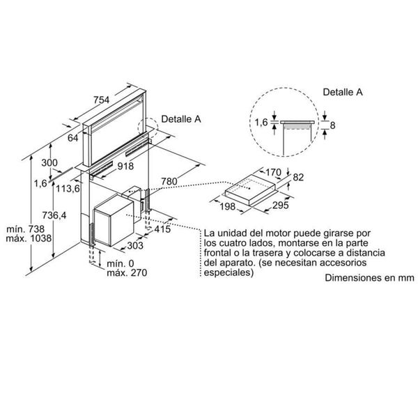 Máy Hút Mùi Âm Bàn Bosch DDD96AM60