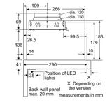 Máy Hút Mùi Âm Tủ Bosch DFL064W53B Serie 4