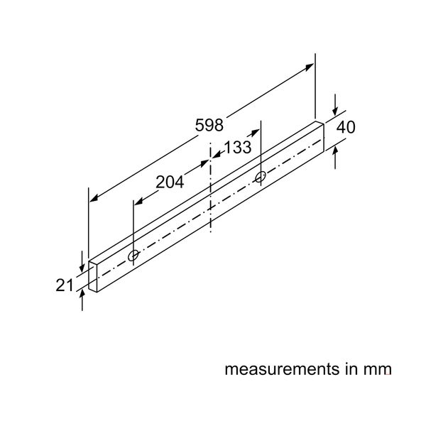 Máy Hút Mùi Âm Tủ Bosch DFL064W53B Serie 4