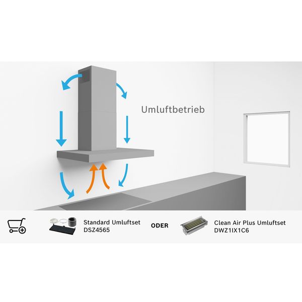 Máy Hút Mùi Âm Tủ Bosch DFS067K51 Serie 8