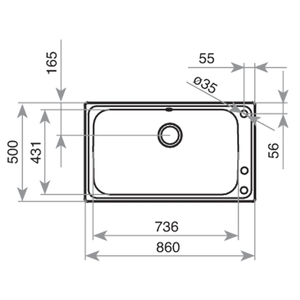 Chậu rửa Teka  Bahia 1B Plus