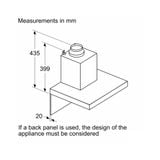 Hút mùi áp tường Bosch DWB67BK61T Serie 4