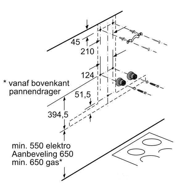 Máy hút mùi áp tường Bosch DWB77CM50 Serie 6