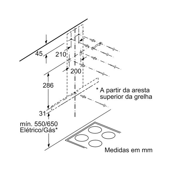 Hút mùi tường Bosch DWB77IM50 Serie 4