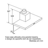 Hút mùi tường Bosch DWB77IM50 Serie 4