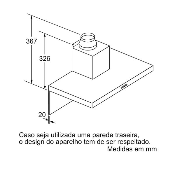 Hút mùi tường Bosch DWB77IM50 Serie 4