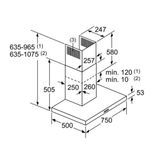 Hút mùi tường Bosch DWB77IM50 Serie 4