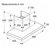 Máy Hút Mùi Áp Tường Bosch DWBM98G50B Serie 4
