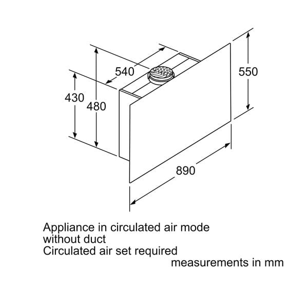 Máy hút mùi áp tường DWF97RV60B Serie 8