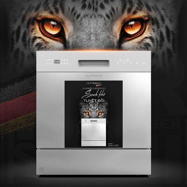 Máy rửa bát độc lập 10 bộ Junger DWJ-100
